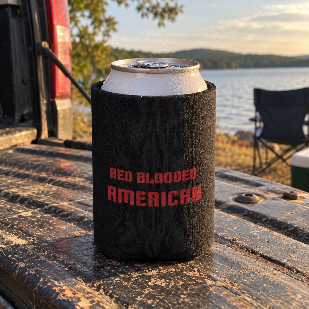 Red Blooded American Can Cooler