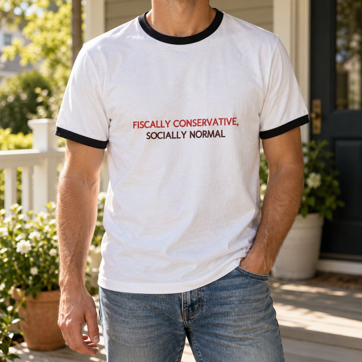 Fiscally Conservative, Socially Normal Tee