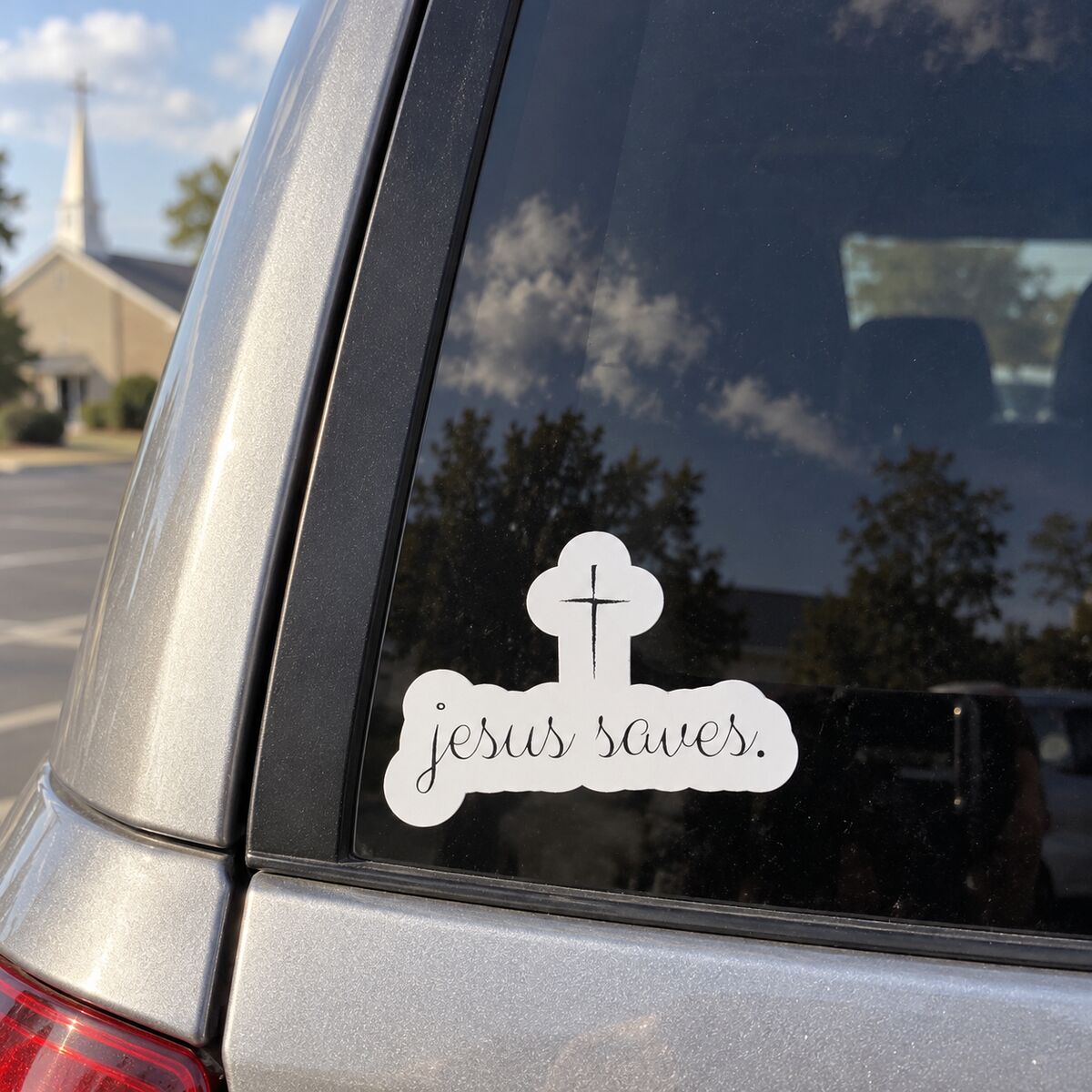 Jesus Saves Decal