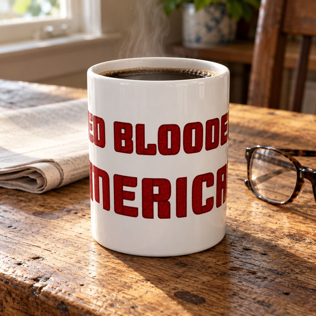 Red Blooded American Mug