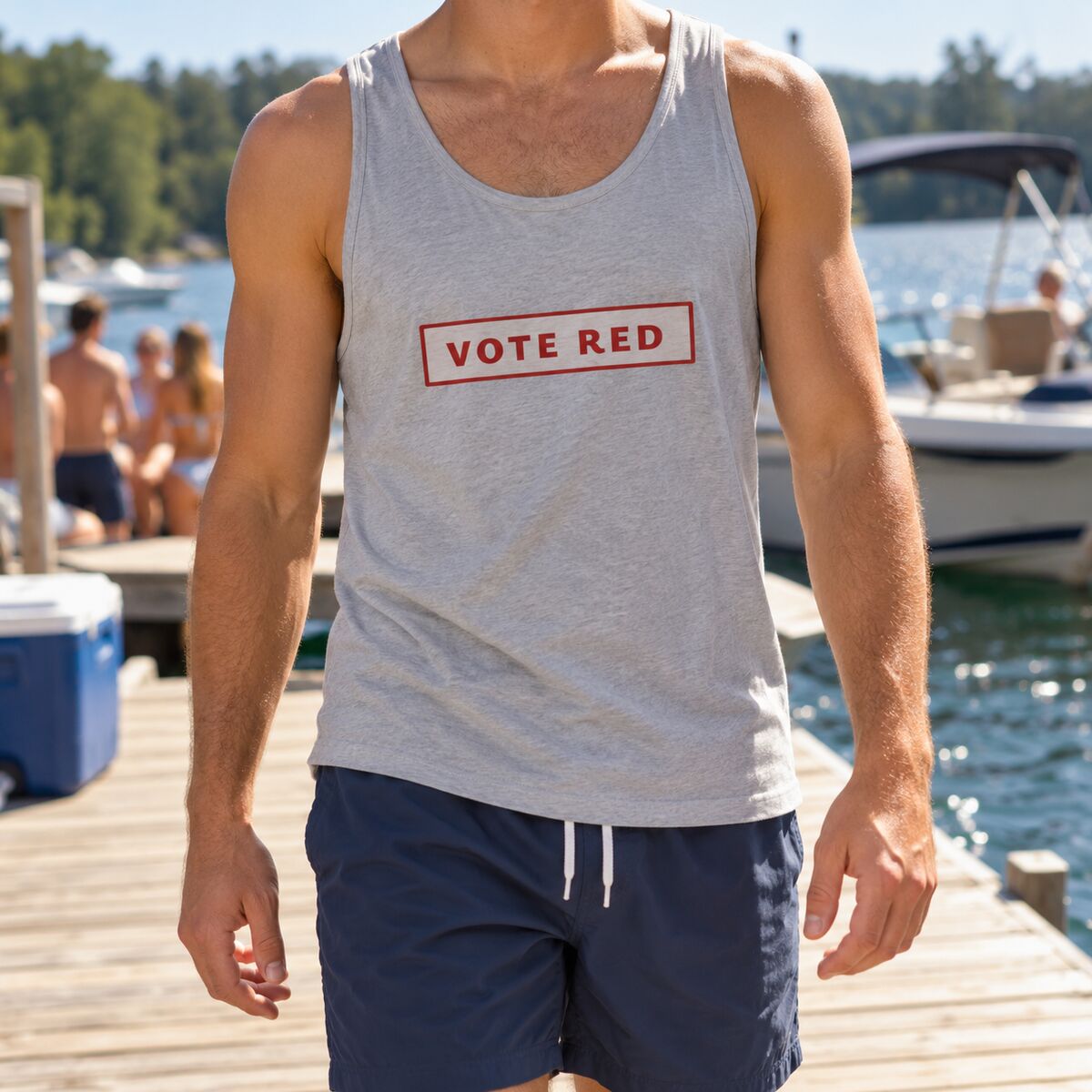 Vote Red Tank